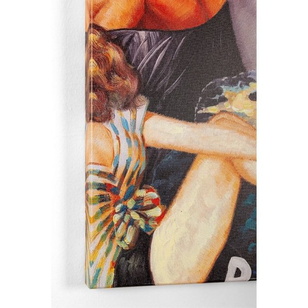 Alternative view of Dipinto Multicolore Moderno da Parete 100x100 cm - JAMAL