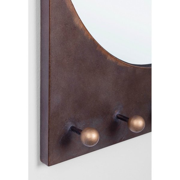 Alternative view of Set 2 Specchi Acciaio Stile Industriale da Parete - COLLINS