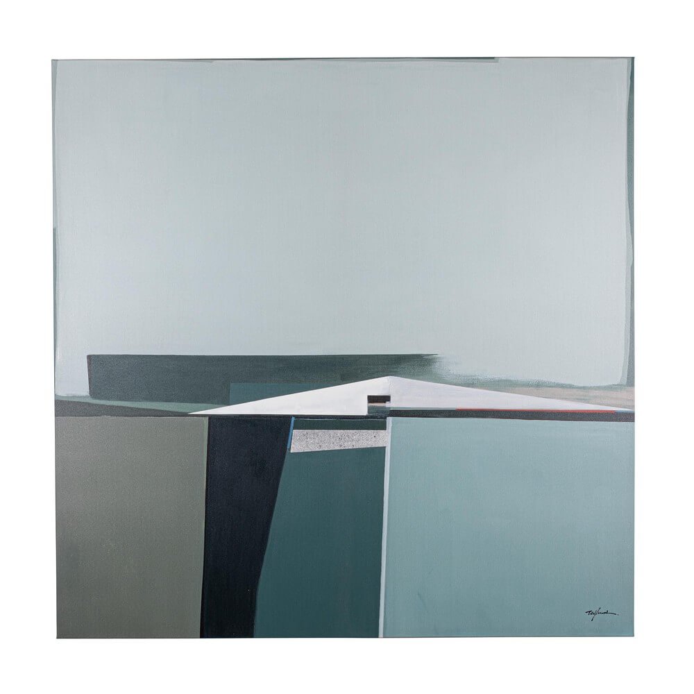 Dipinto su Tela Multicolore Moderno da Parete 140×140 – DMITRI