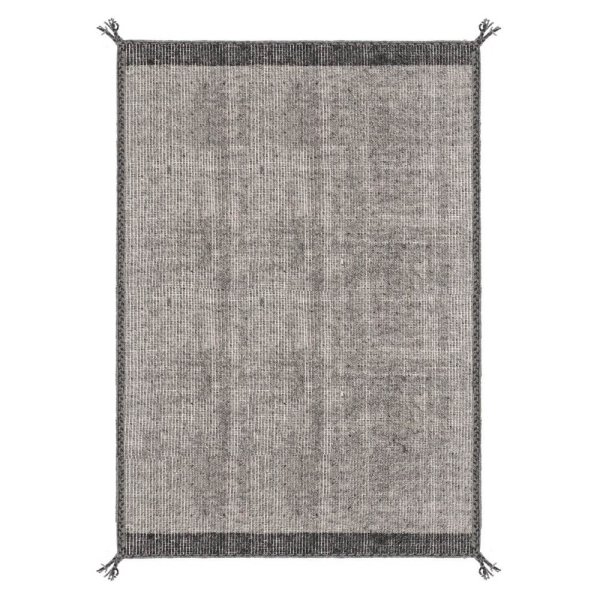 Tappeto artigianale - COOPER - Grigio, 160x230