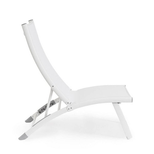 Alternative view of Set 2 Poltrone Lounge Alluminio Marrone da Esterno - TERRA