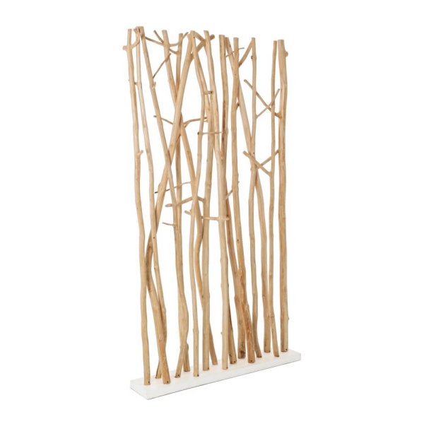 Paravento Legno Nero Moderno da Interno - INGRID