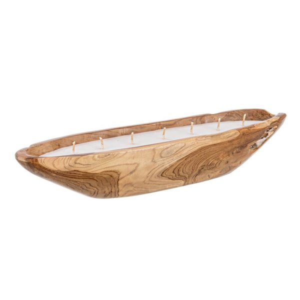 Candela Teak Marrone Rustica da Interno 65x15 cm - KELLY