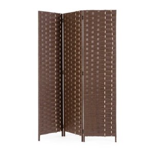 Paravento 3 ante marrone 135x180h - JULIA