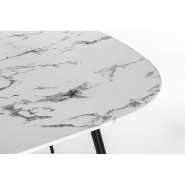 Alternative view of Tavolino Bianco Moderno da Interno 110x50 cm - FREYA