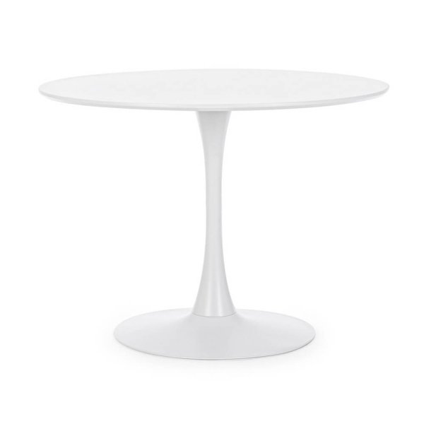 Tavolo rotondo D100 - CLEO - Bianco