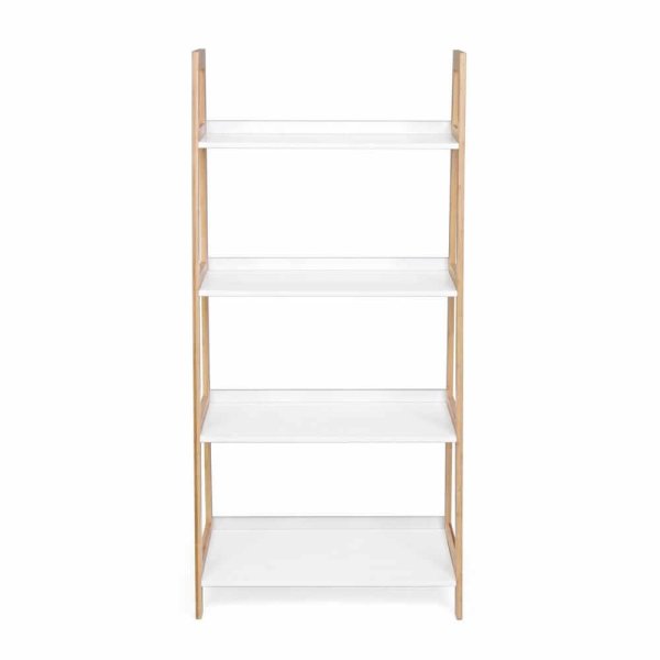 Alternative view of Libreria Legno Marrone Moderna da Interno 4 Piani - HUDSON