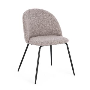 Sedia nera Visone (4 Pezzi) - GABRI