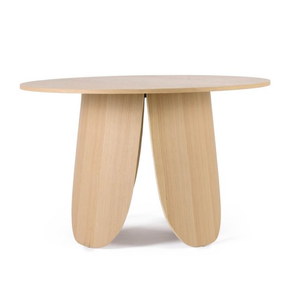 Alternative view of Tavolo Rotondo Legno Marrone Moderno da Interno 120 cm - SKYE