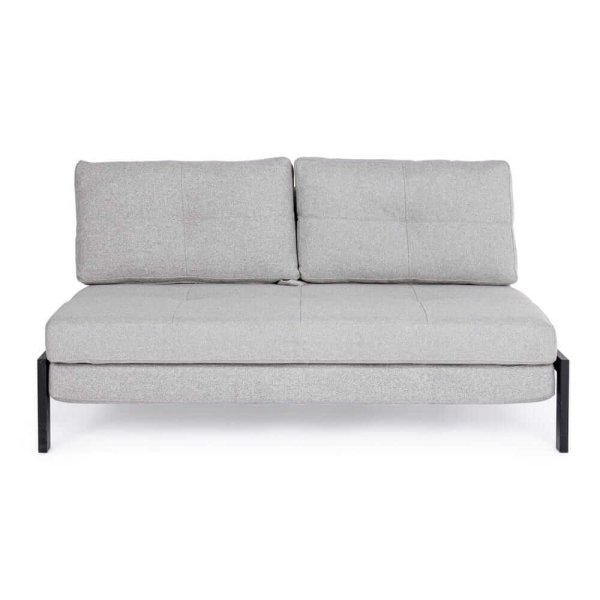 Alternative view of Divano Letto 2 Posti Acciaio Beige Moderno da Interno - ASHTON