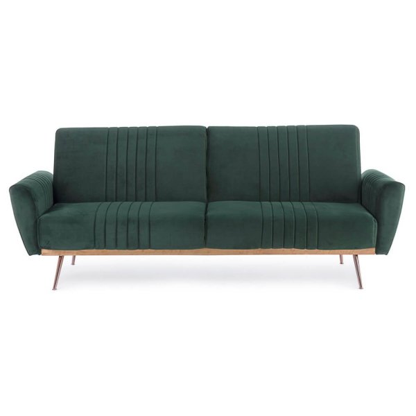 Alternative view of Divano Letto Velluto Verde Moderno da Interno - JACK