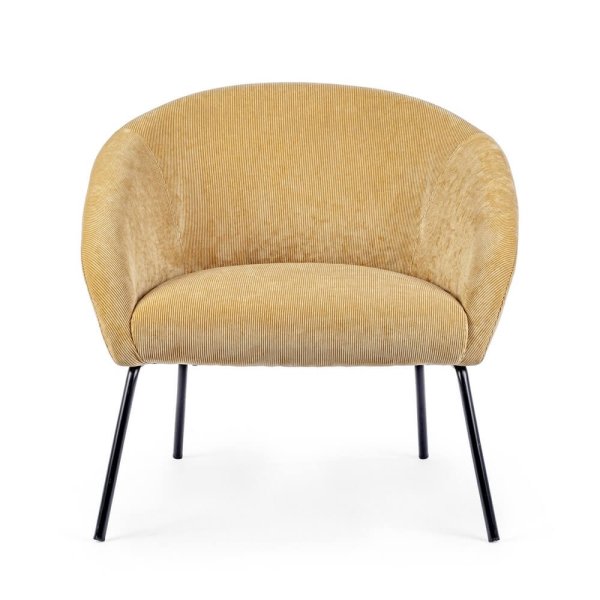 Alternative view of Poltrona di design moderno in Velluto - AKARI