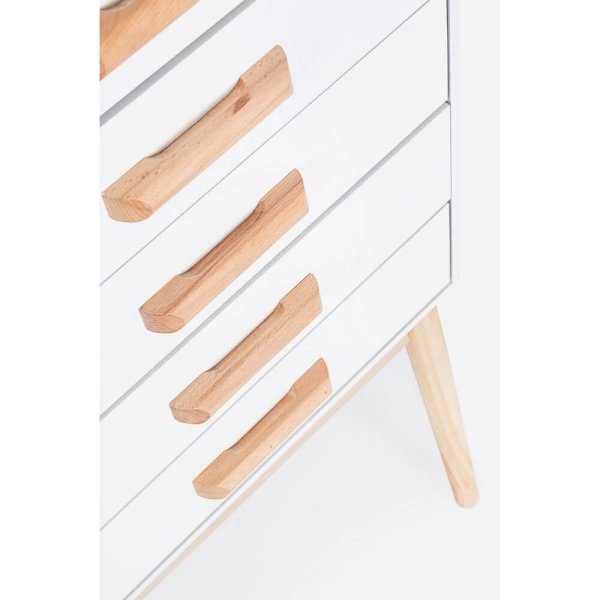 Alternative view of Cassettiera Legno Bianco Moderna da Interno - EXCEPTIONAL