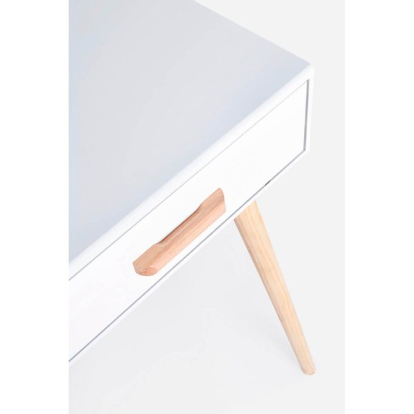 Alternative view of Consolle 2 Cassetti Legno Bianco Moderna da Interno - EXCEPTIONAL