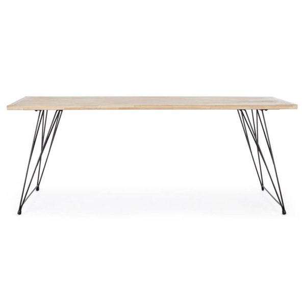 Alternative view of Tavolo Legno Marrone Moderno da Interno 200x90 cm - ELENA