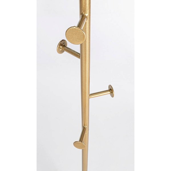 Alternative view of Set 2 Appendiabiti in Marmo Oro Moderno H175 cm - PARADISO