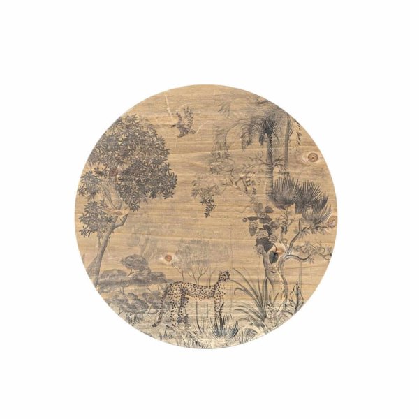 Alternative view of Tavolino Legno Naturale Boho da Interno 40 cm - NIPPON BAMBOO