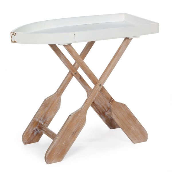 Tavolino Legno Marrone Rustico da Interno - ELLIOT