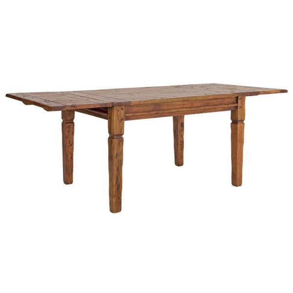 Tavolo Allungabile Legno Marrone Rustico da Interno 200x90 - NINA