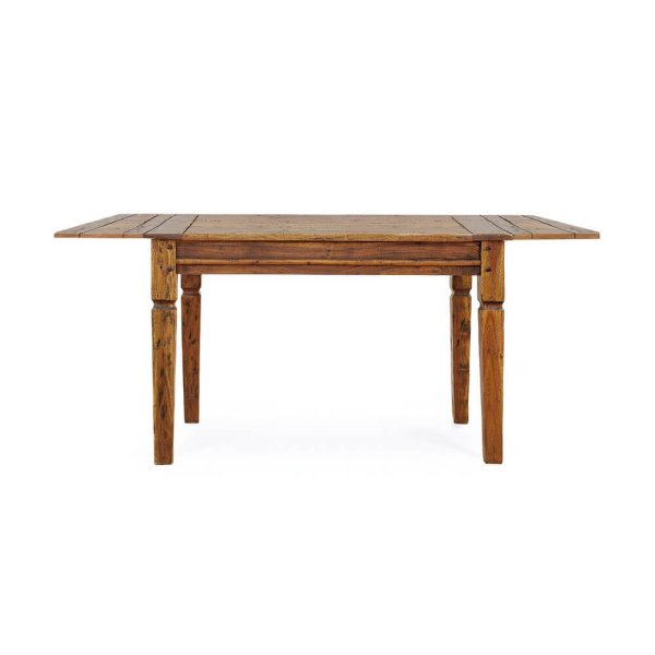 Alternative view of Tavolo Allungabile Legno Marrone Rustico da Interno 200x90 - NINA