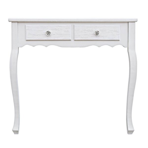 Alternative view of Consolle Legno Bianco Rustico da Interno - BLAINE