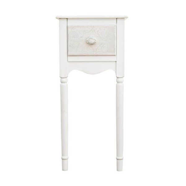 Alternative view of Set 2 Porta Lampada Legno Bianco Rustico da Interno - CLARA