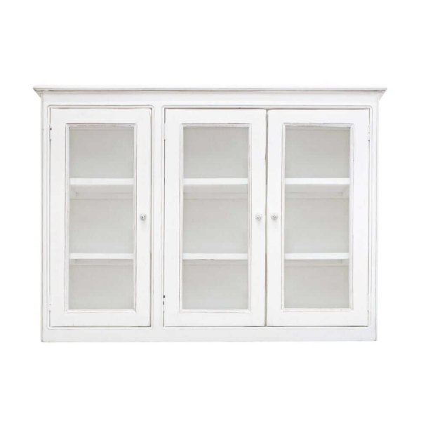 Alternative view of Alzata 3 Ante Legno Bianco Rustico da Parete - MAEVE