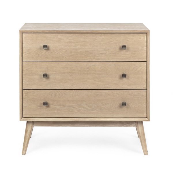 Alternative view of Cassettiera Legno Marrone Stile Moderno da Interno - ALEXANDRA