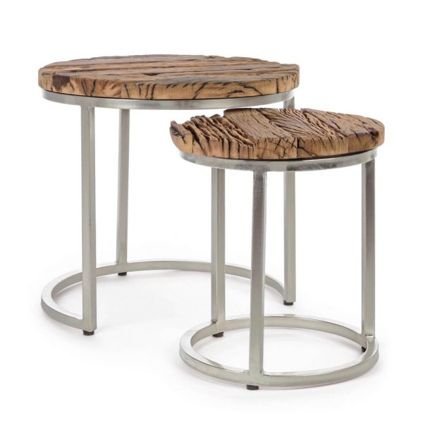 Alternative view of Tavolini Legno Marrone Industriale da Interno - ELLIOTT