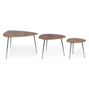 Tavolini Legno Marrone Moderni da Interno - EMBER