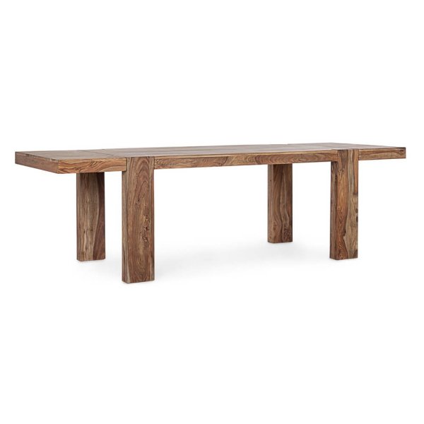 Tavolo Allungabile Legno Marrone Rustico da Interno 265x90 - CYRUS