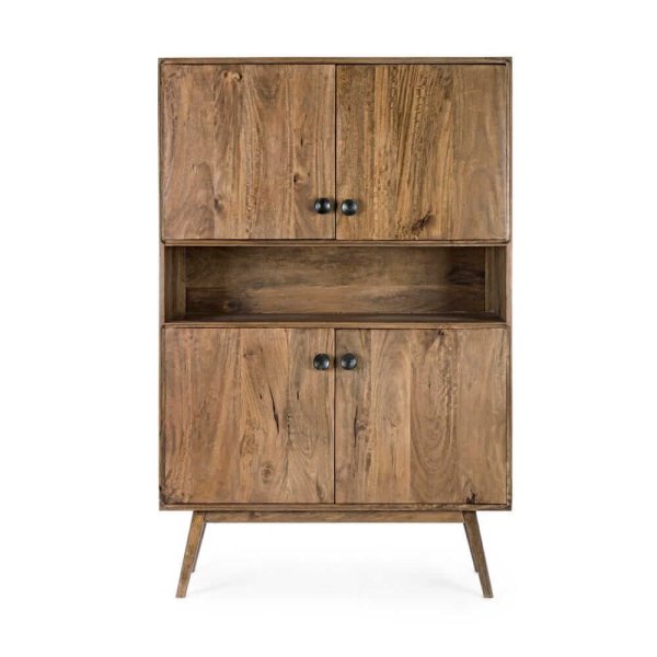 Alternative view of Mobile 4 Ante Legno Naturale Rustico da Interno - EVANDER