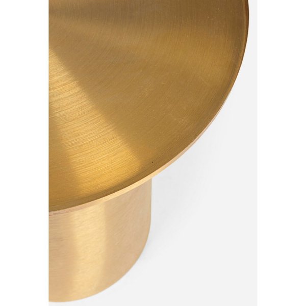 Alternative view of Tavolino Acciaio Oro Moderno da Interno 51 cm - HISPER