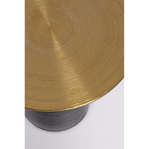 Alternative view of Tavolino Acciaio Nero Moderno da Interno 41 cm - HARMONY