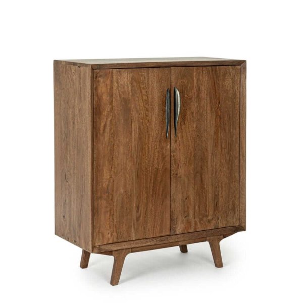 Mobile Bar Legno Marrone Rustico da Interno - LAWSON