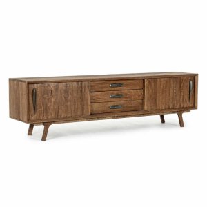 Mobile Porta TV Legno Marrone Rustico da Interno - LAWSON