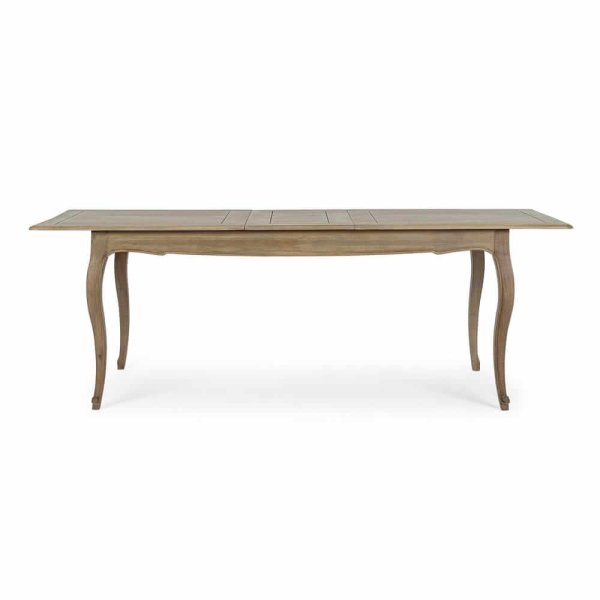 Alternative view of Tavolo Legno Naturale Rustico da Interno 180/225x90 - SERAPHINA