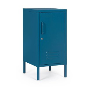 Comodino in Acciaio Blu Industriale da Interno - CLIFTON