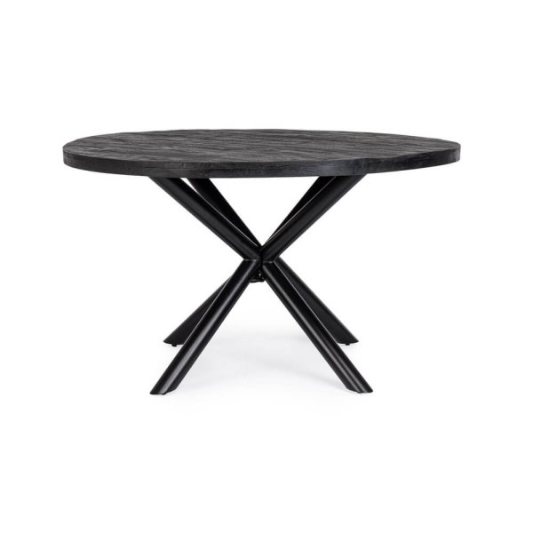 Alternative view of Tavolo Legno Nero Moderno da Interni 130 cm - SELENE