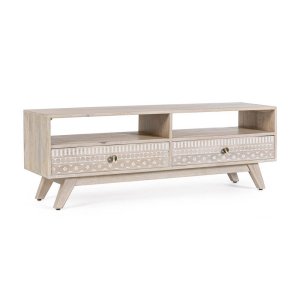 Mobile TV Legno Marrone Rustico da Interno - WILSON