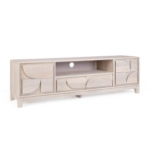 Mobile Porta TV Legno Marrone Moderno da Interno - BRIELLE