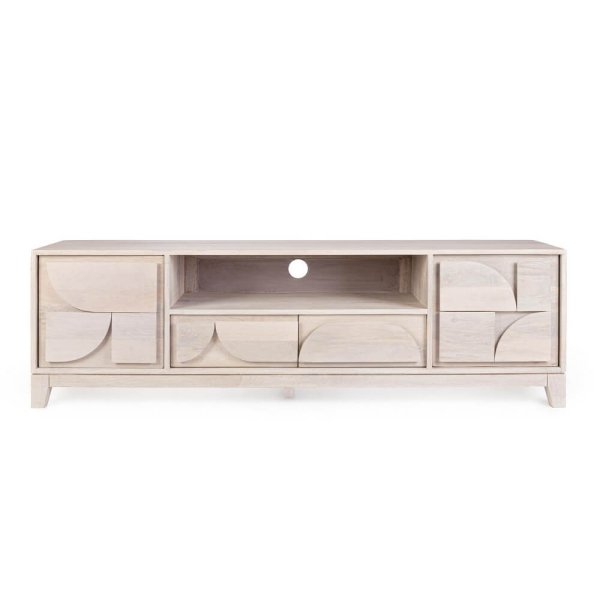Alternative view of Mobile Porta TV Legno Marrone Moderno da Interno - BRIELLE