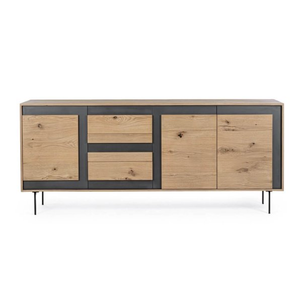 Alternative view of Credenza Legno Marrone Industriale da Interno - WHITECAFÉ
