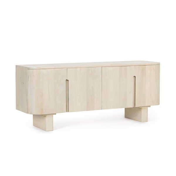 Mobile Porta TV Legno Marrone Moderno da Interno - ELIJAH