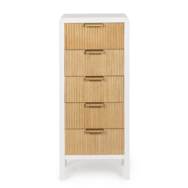 Alternative view of Cassettiera Legno Bianco Moderno da Interno - CHARLOTTE