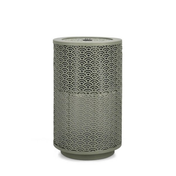 Fontana da Giardino Ceramica Verde Moderna Ø30 H51,5 - TUNDRA