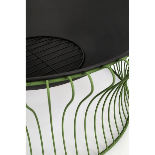 Alternative view of Braciere Acciaio Verde Moderno da Esterno 78 cm - VELKAN