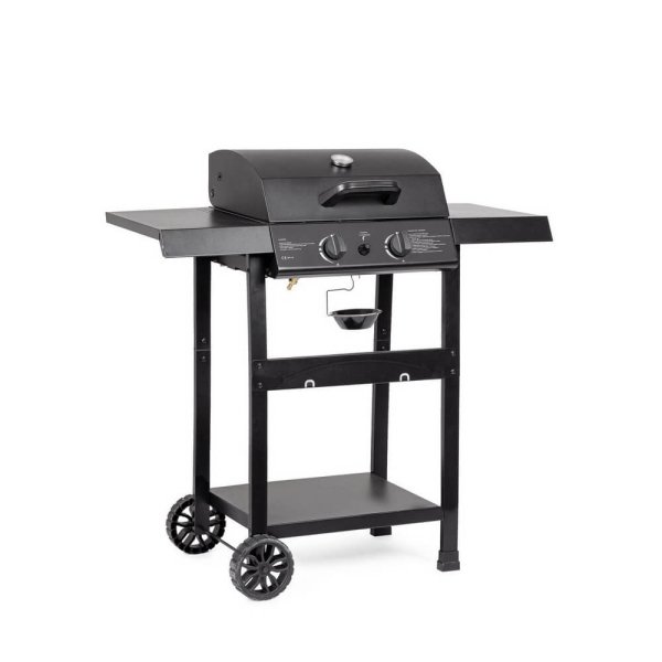 Barbecue a Gas Acciaio Nero da Esterno Moderno - LYMER