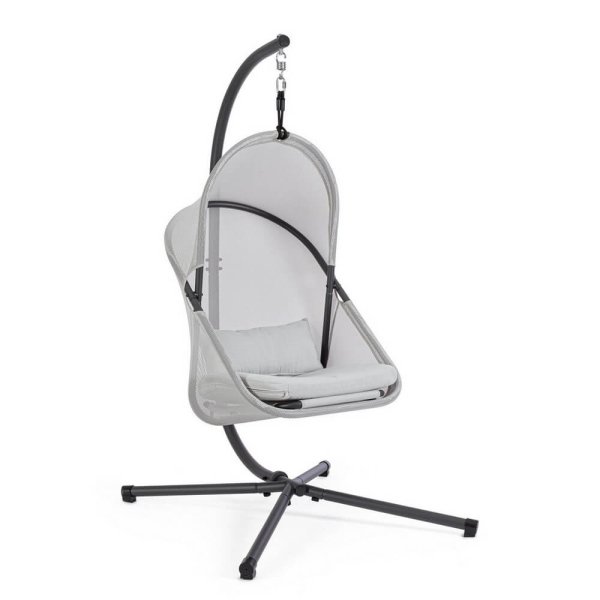 Poltrona Sospesa Acciaio Grigio Moderna da Esterno - MEADOW