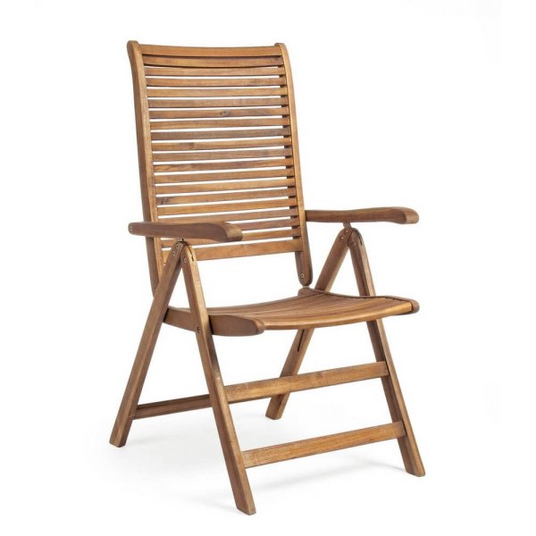 Poltrona Legno Marrone Rustica da Esterno - SERENITY